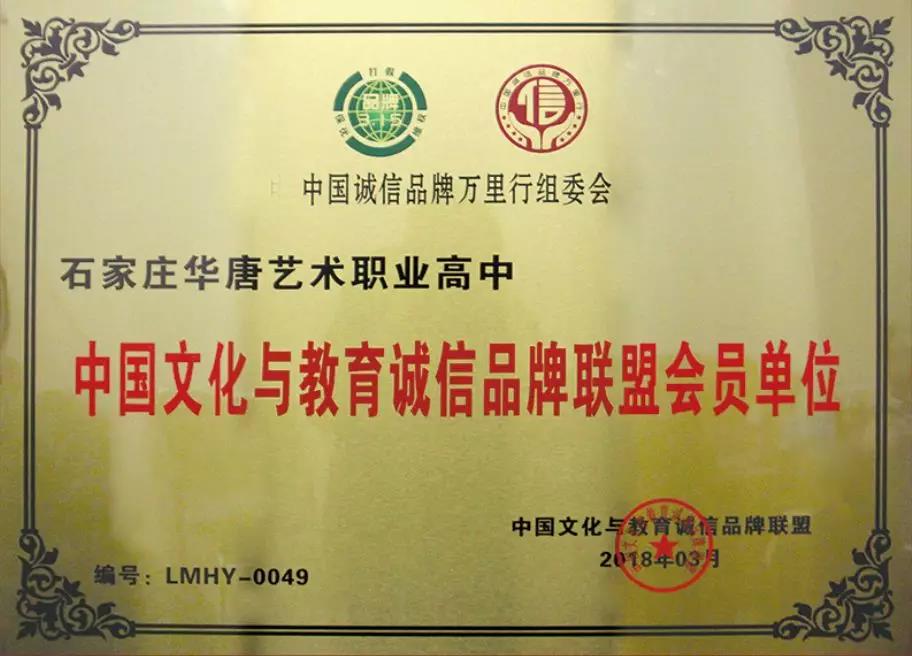 石家莊藝術(shù)學(xué)校,華唐高中所獲榮譽(yù)